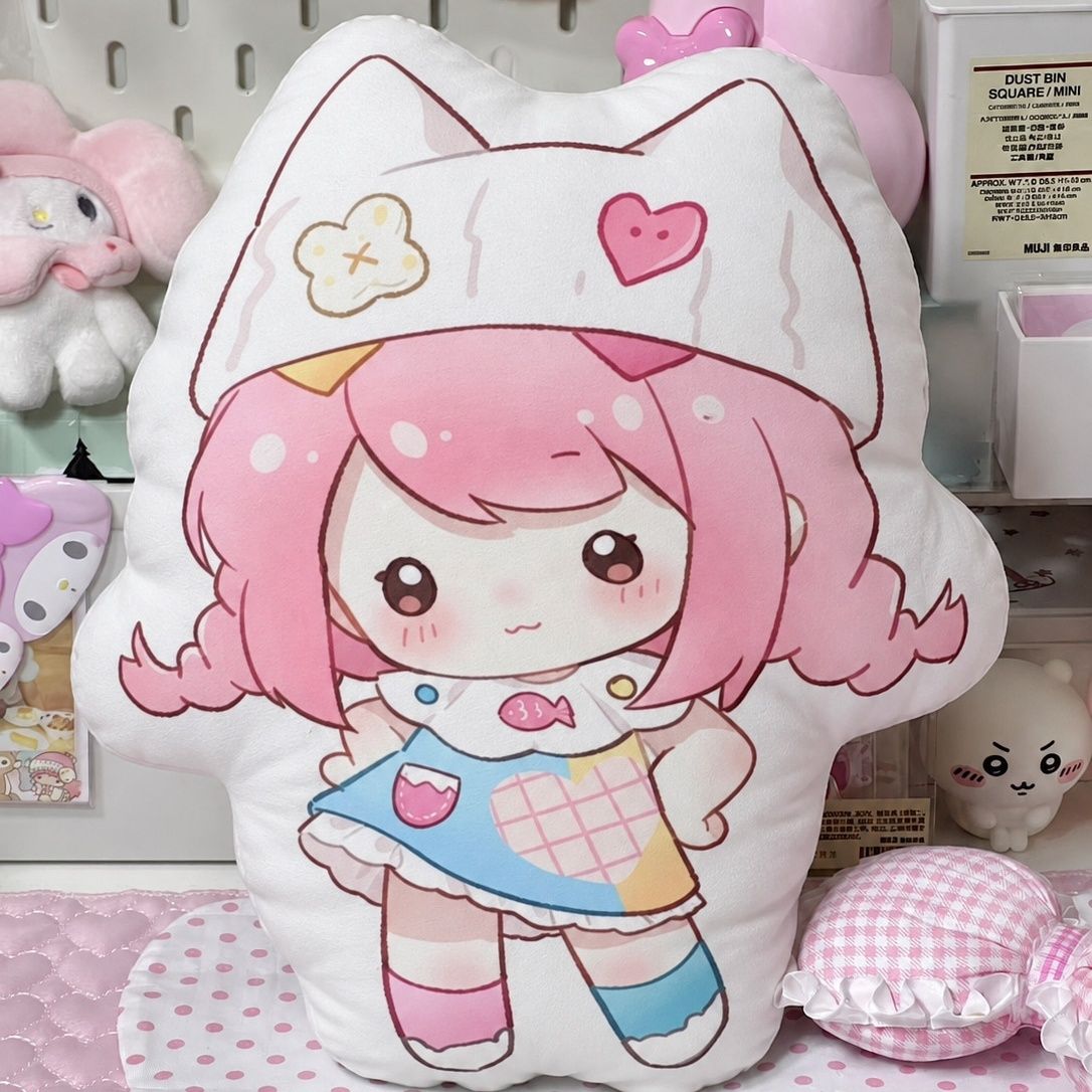 Throw Pillow - Infinity Nikki Anime Cosplay Temalı Yumuşak