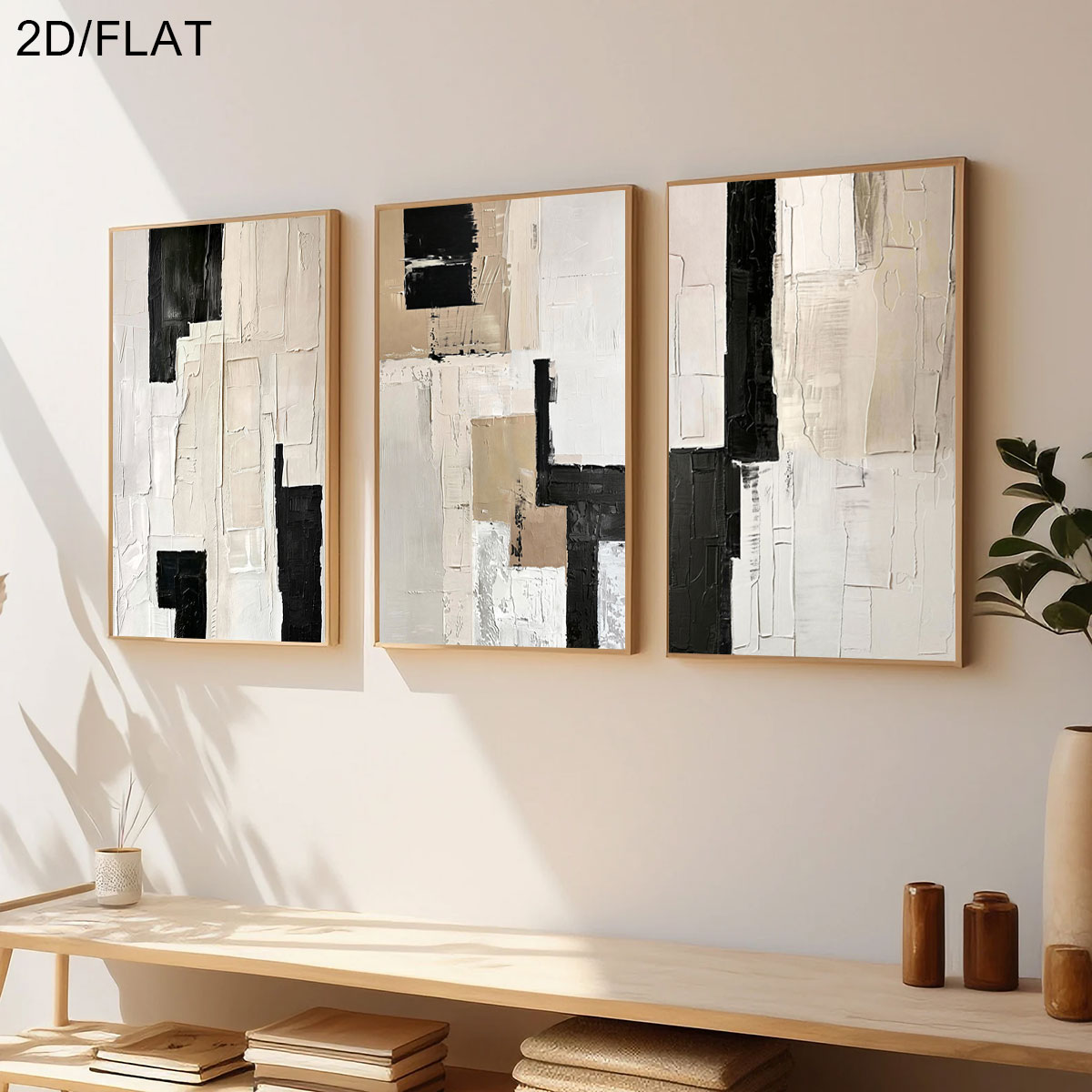 3 Parça Çerçevesiz, 3 Parça/Se - Abstract Canvas Set incelemesi ve fiyatı