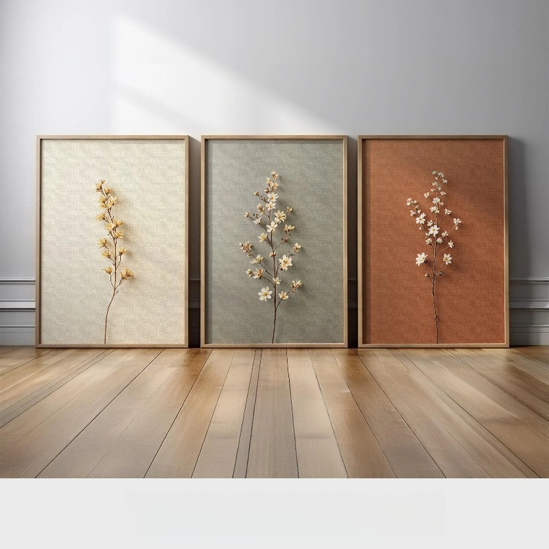 3 adet çerçevesiz tuval boyama - Abstract Canvas Set incelemesi ve fiyatı