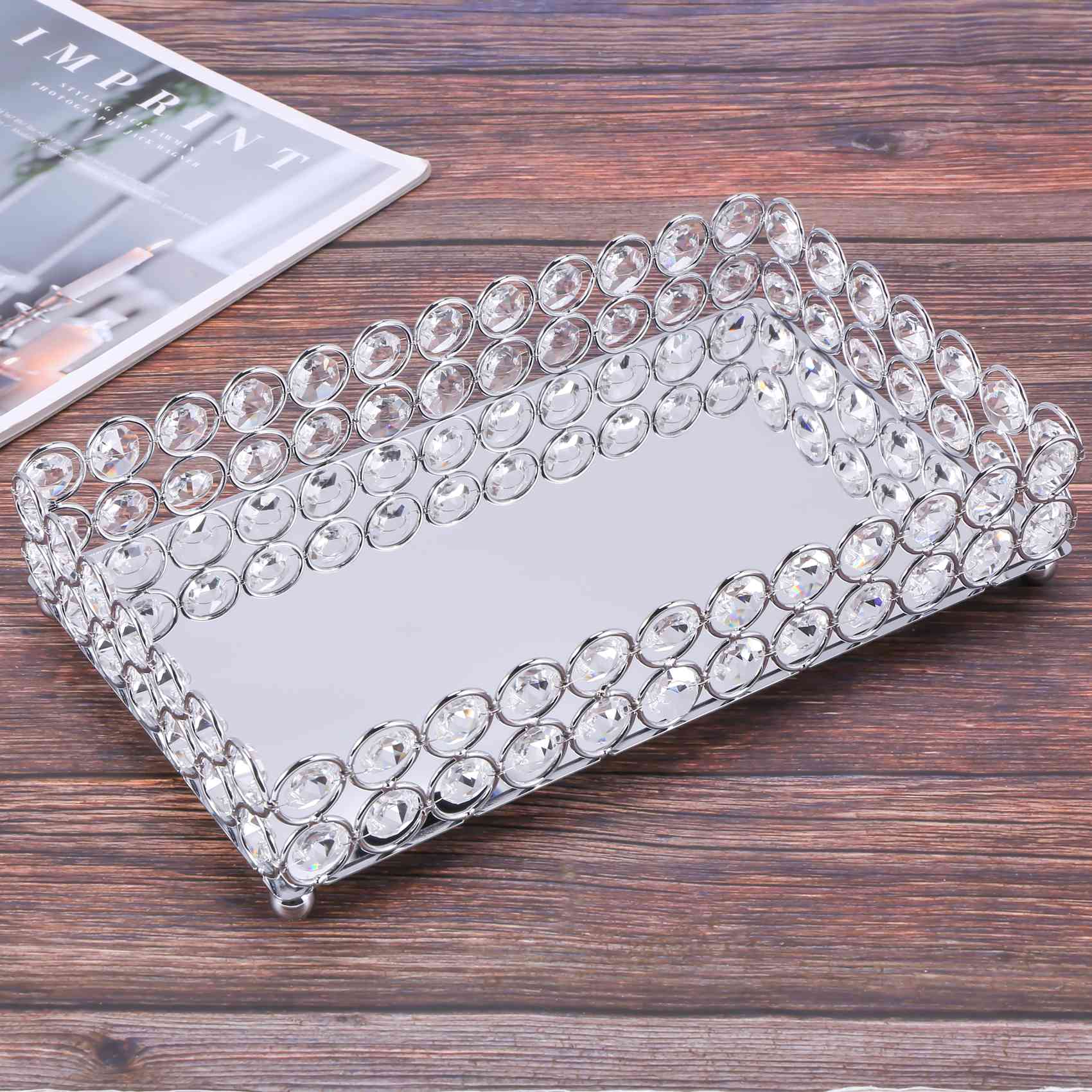ABSS-Kristal Dikdörtgen Kozmet - Decorative Mirror incelemesi ve fiyatı